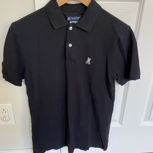 Men’s black psycho bunny polo size 3